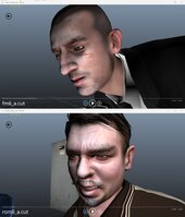 GTA IV - 2K, Ai regenerated and upscaled character face textures  V1.1